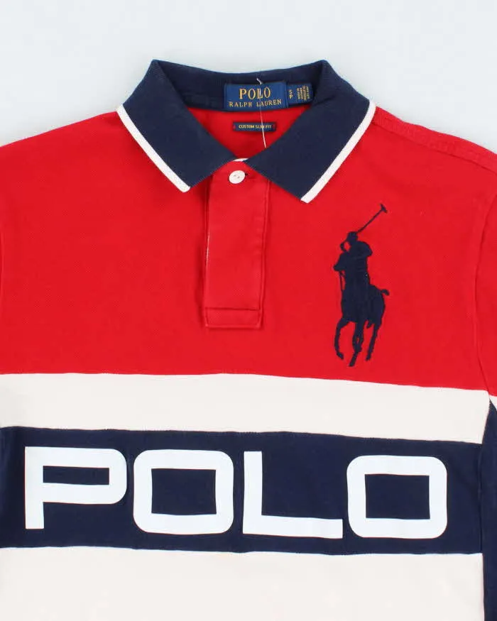 Vintage 2000's Ralph Lauren Spell Out Polo Shirt - S sold by Rokit product image thumbnail 3