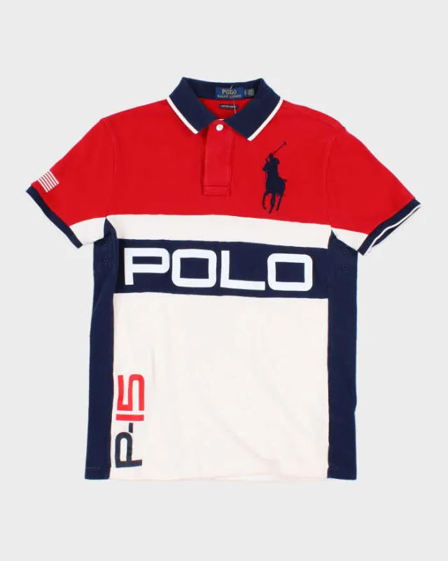 Vintage 2000's Ralph Lauren Spell Out Polo Shirt - S sold by Rokit