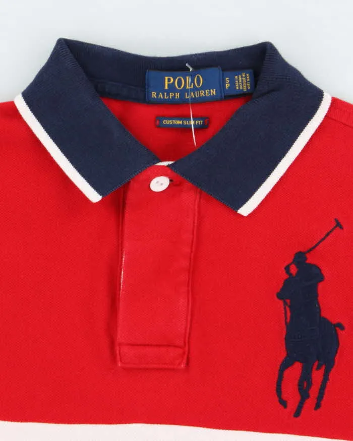 Vintage 2000's Ralph Lauren Spell Out Polo Shirt - S sold by Rokit product image thumbnail 5