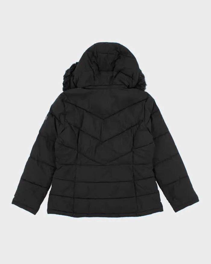 Vintage 2000's Women's DKNY Fur Hood Puffer Jacket - L sold by Rokit product image thumbnail 2