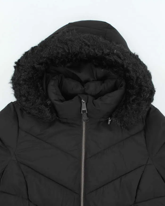 Vintage 2000's Women's DKNY Fur Hood Puffer Jacket - L sold by Rokit product image thumbnail 3