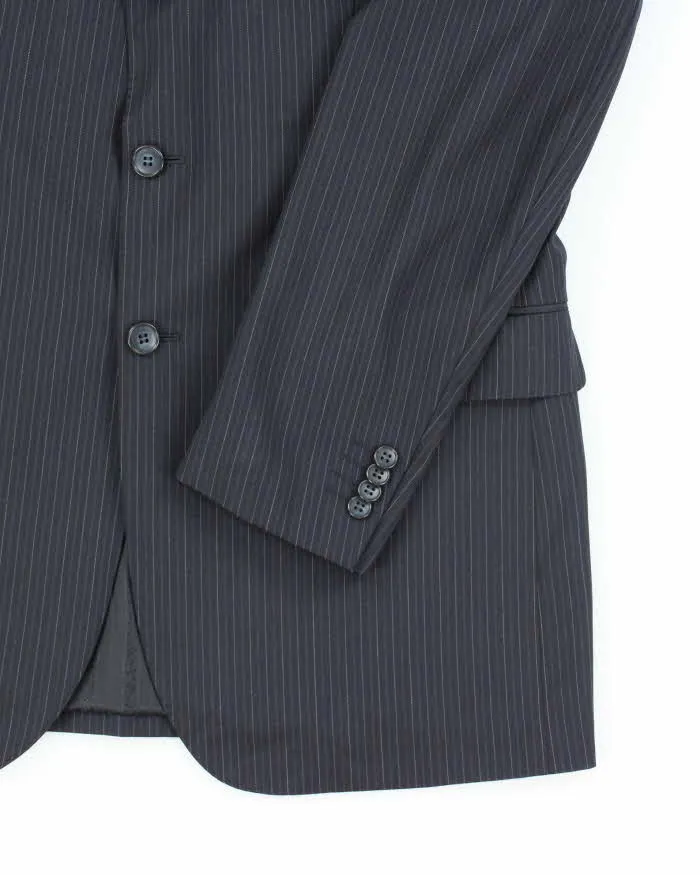 Vintage 90's Guy Laroche Striped Suit Jacket - M sold by Rokit product image thumbnail 4