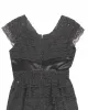 Vintage 50s Black Lace Rhinestone Dress - M sold by Rokit