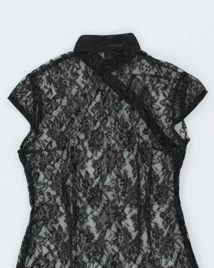 Vintage Y2k 00s E Beaueaty Lace Dress - M sold by Rokit product image thumbnail 4