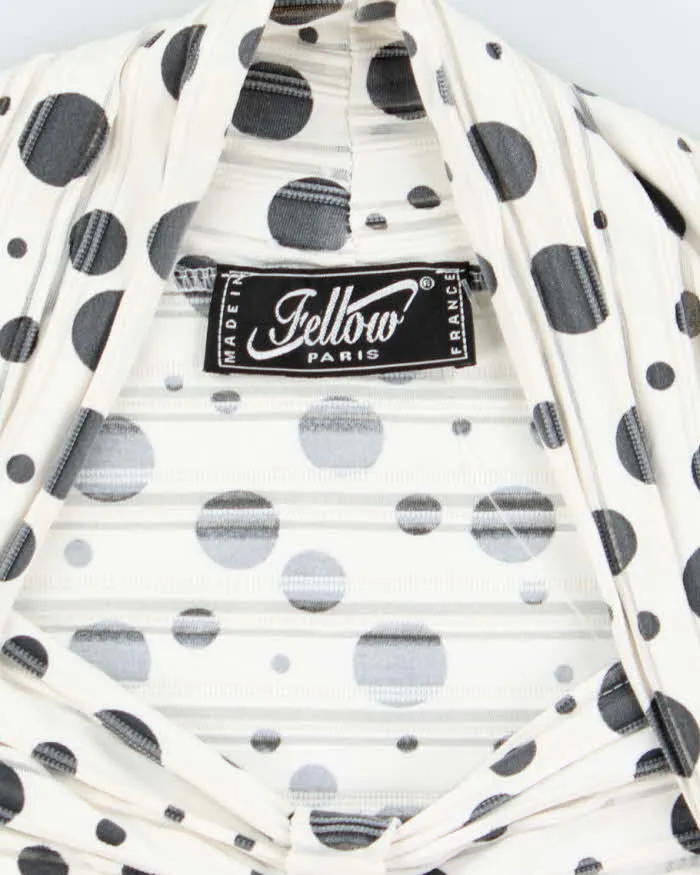 Vintage Y2k 00s Fellow Paris Polka Dot Shrug Top - S sold by Rokit product image thumbnail 5