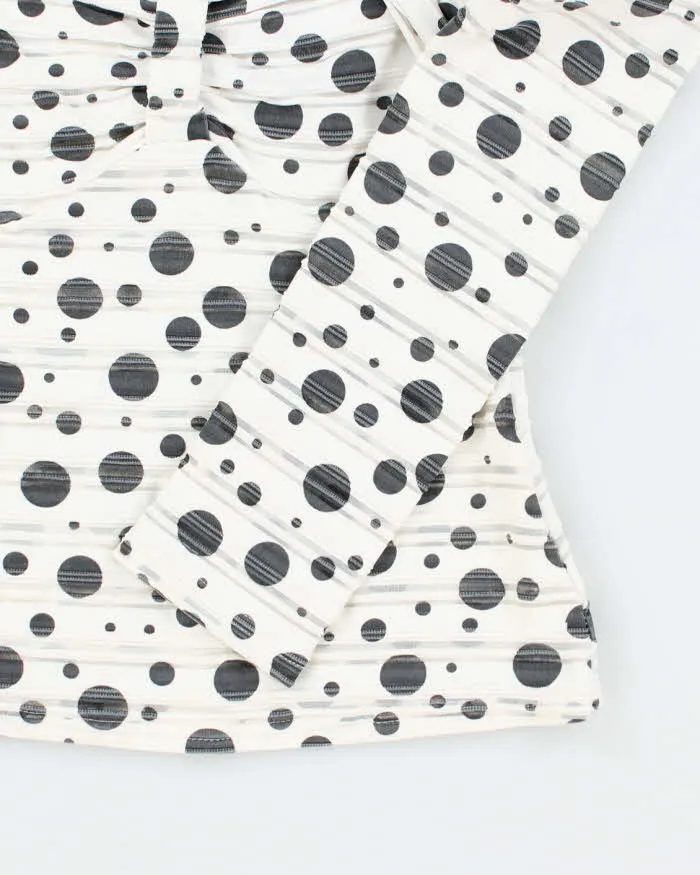 Vintage Y2k 00s Fellow Paris Polka Dot Shrug Top - S sold by Rokit product image thumbnail 4