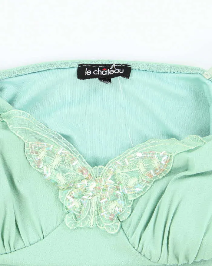 Vintage Y2k 00s Le Chateau Butterfly Asymmetric Cami Top - S sold by Rokit product image thumbnail 5