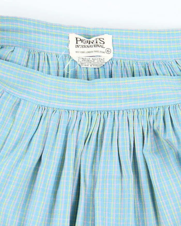 Vintage Ports International Checked Skirt - XS sold by Rokit product image thumbnail 4