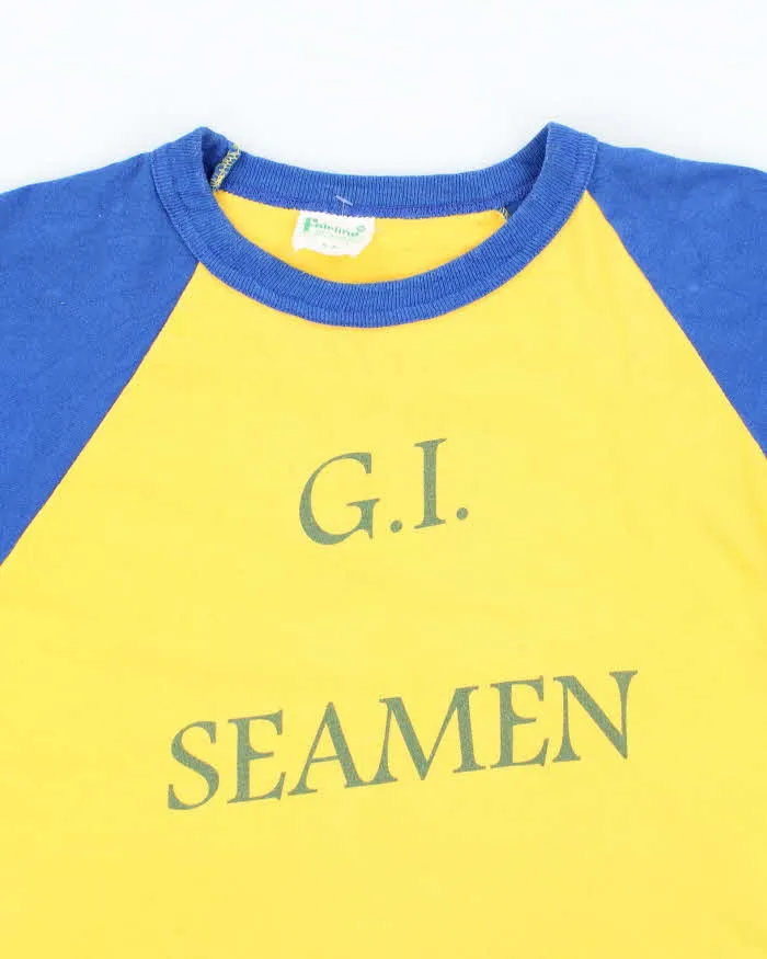 Vintage 1970's G.I. Seamen Baseball Long-sleeved T-Shirt - S sold by Rokit product image thumbnail 3