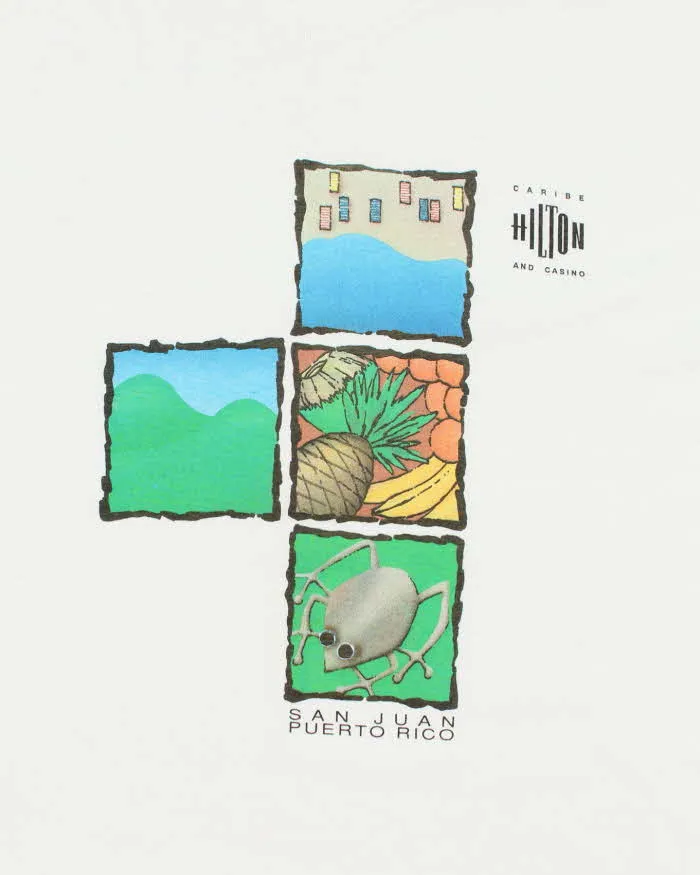 Vintage 90's Hilton Hotel & Casino Graphic T-Shirt - XL sold by Rokit product image thumbnail 3