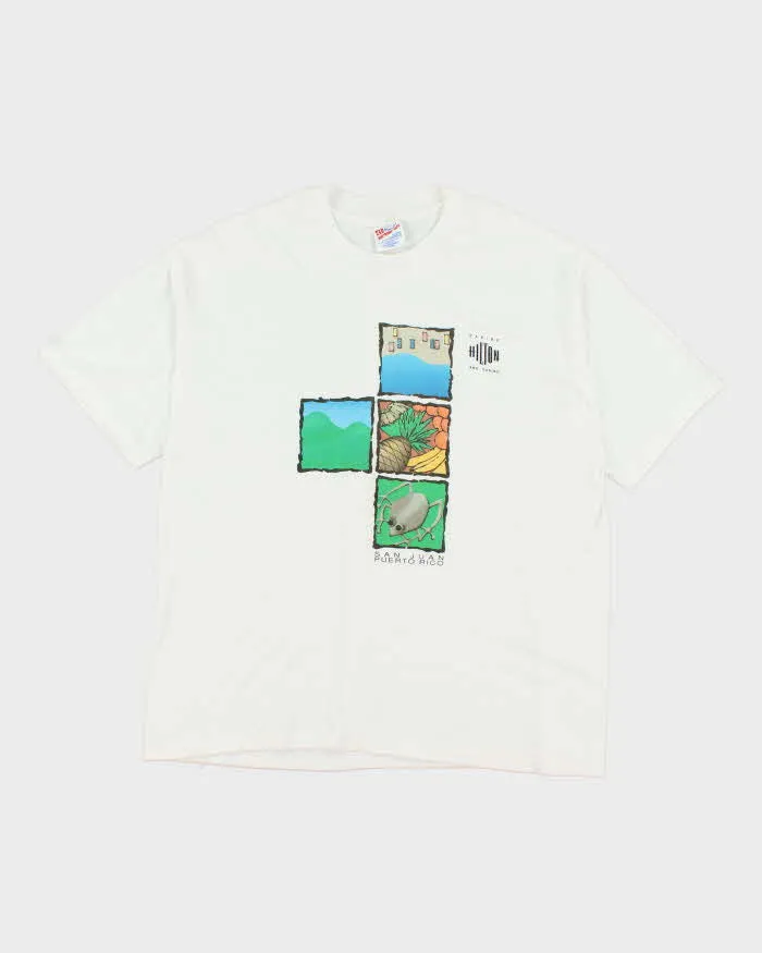 Vintage 90's Hilton Hotel & Casino Graphic T-Shirt - XL sold by Rokit