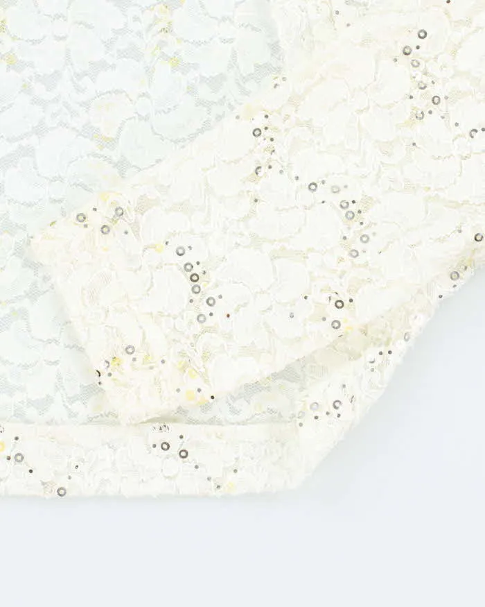 Vintage Y2k 00s Angela Lace Sequin Bolero - S sold by Rokit product image thumbnail 4