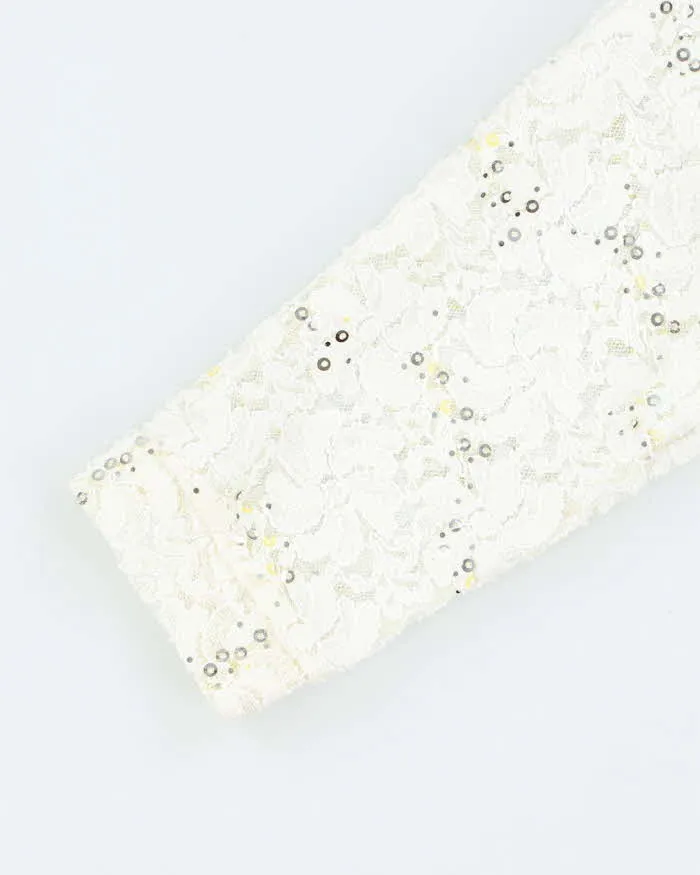 Vintage Y2k 00s Angela Lace Sequin Bolero - S sold by Rokit product image thumbnail 5