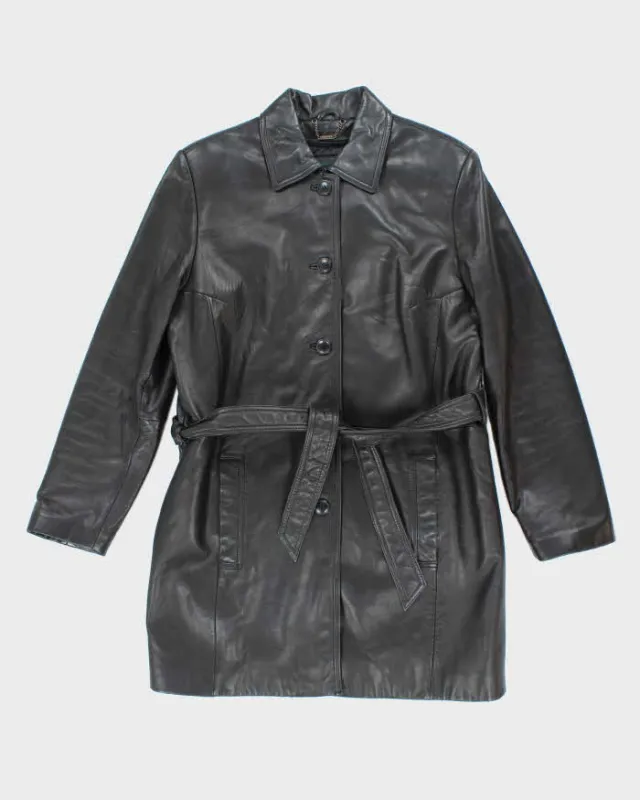 Vintage Danier Long Leather Jacket - XL sold by Rokit