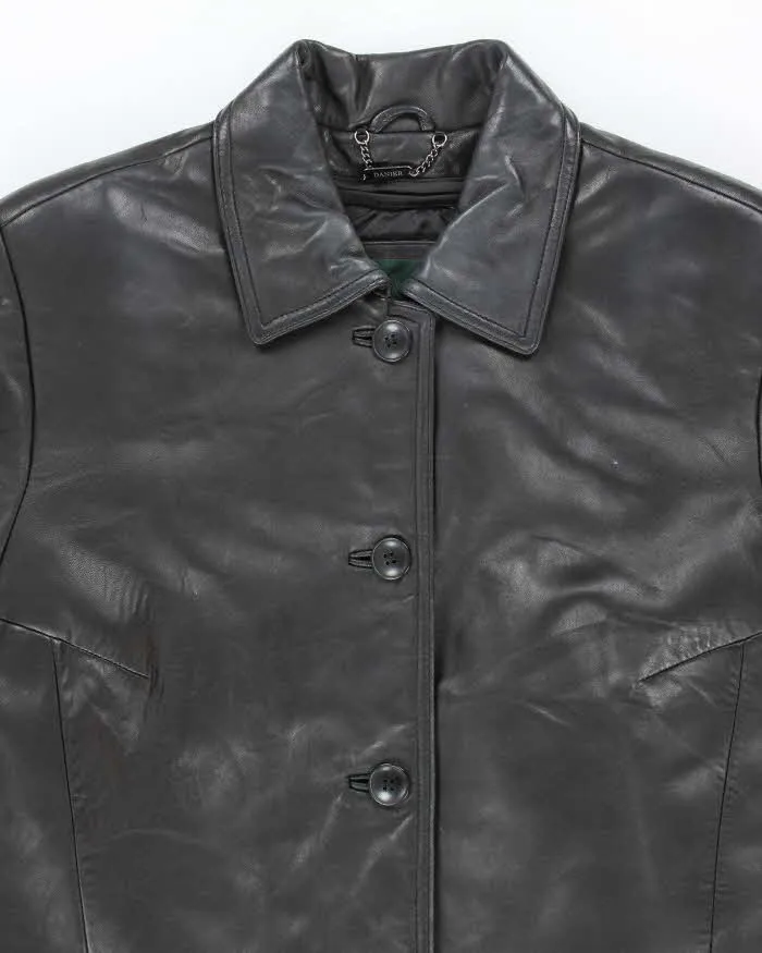 Vintage Danier Long Leather Jacket - XL sold by Rokit product image thumbnail 3