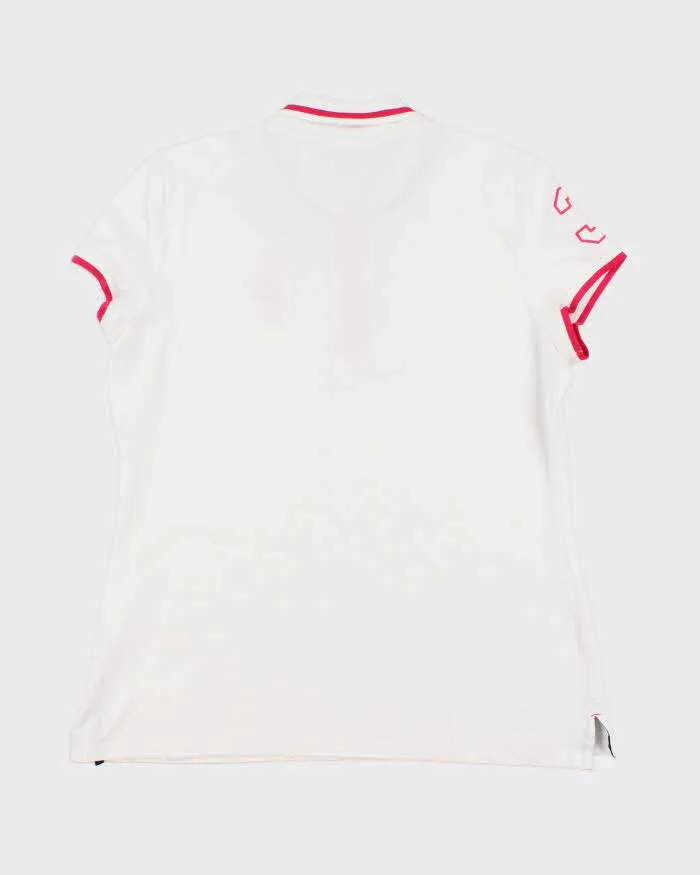 Vintage Y2K Women's Polo Assn Embroidered Logo Polo Shirt - XL sold by Rokit product image thumbnail 2