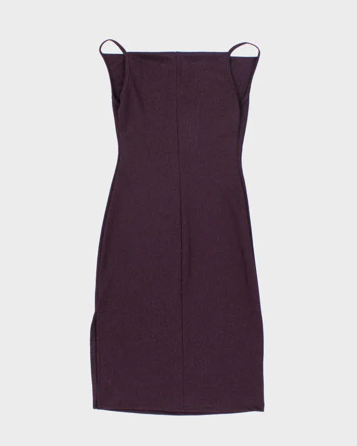Vintage Y2k 00s Together Purple Cowl Neck Dress - S sold by Rokit product image thumbnail 2