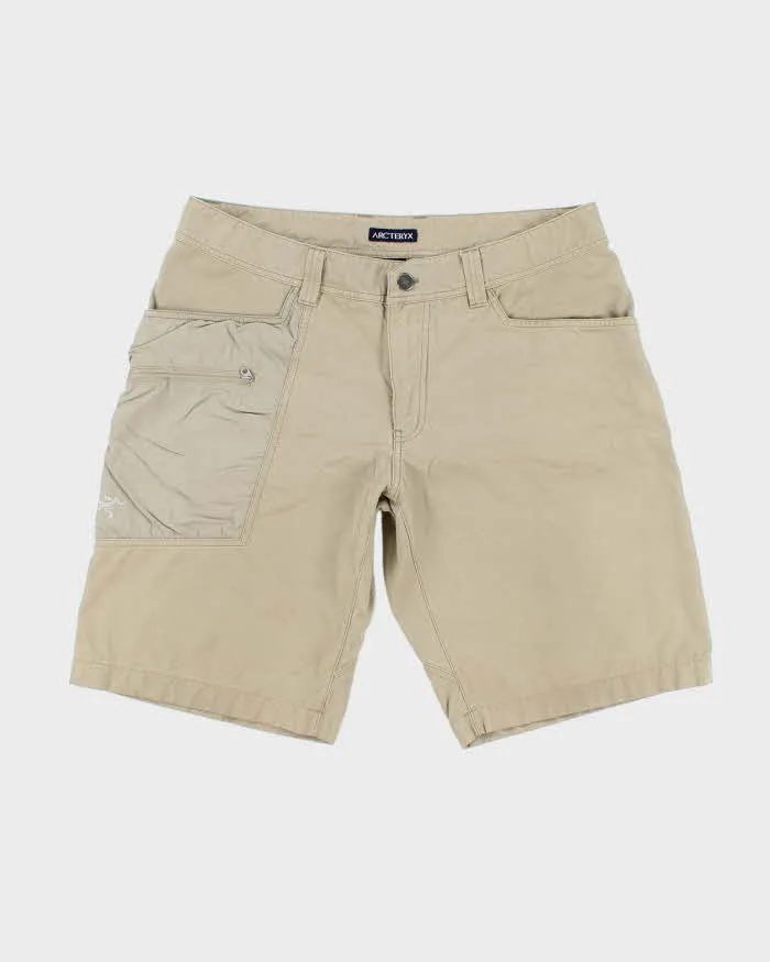 Vintage 2000's Arc'teryx Lightweight Beige Hiking Shorts - W34 L11 sold by Rokit