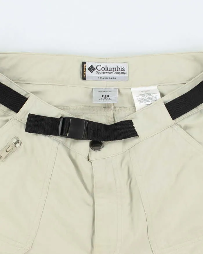 Vintage Columbia Belted Multi Pocketed Cargo Shorts - W32 L9 sold by Rokit product image thumbnail 3