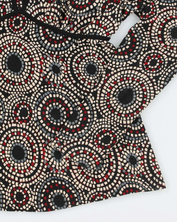 Vintage Y2k 00s Pattern Long Sleeve Top - M sold by Rokit product image thumbnail 4