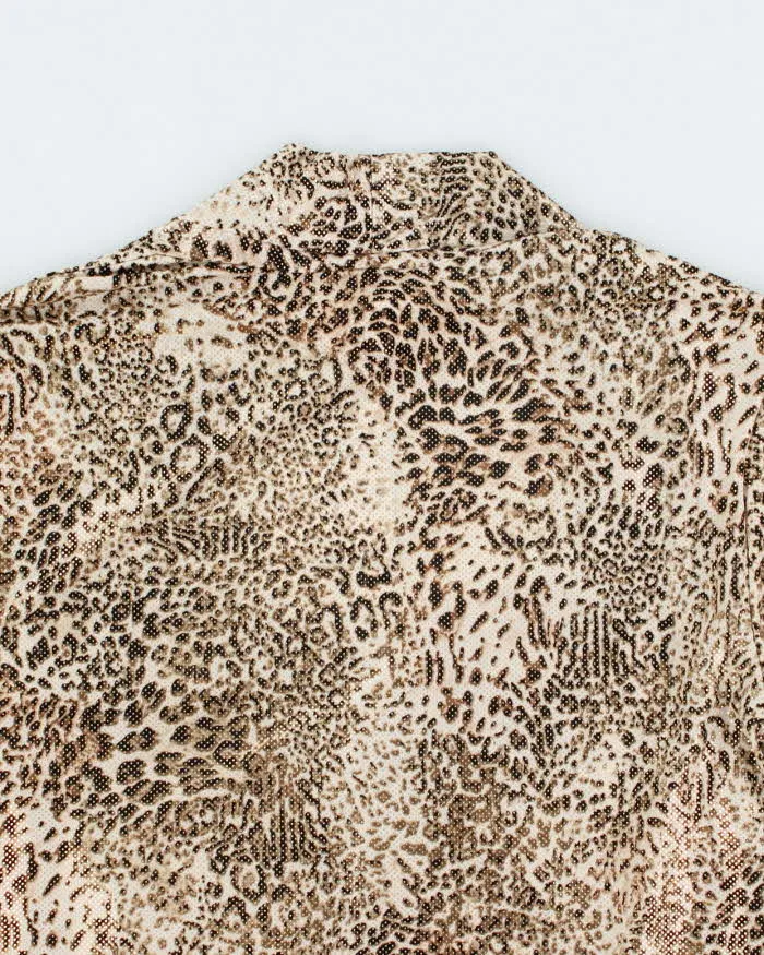 Vintage Y2k 00s Laura Leopard Print Sparkly Top - M sold by Rokit product image thumbnail 5