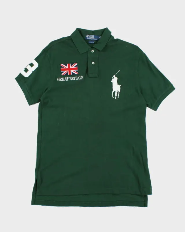 Vintage 2000's Ralph Lauren Union Jack Polo Shirt - M sold by Rokit
