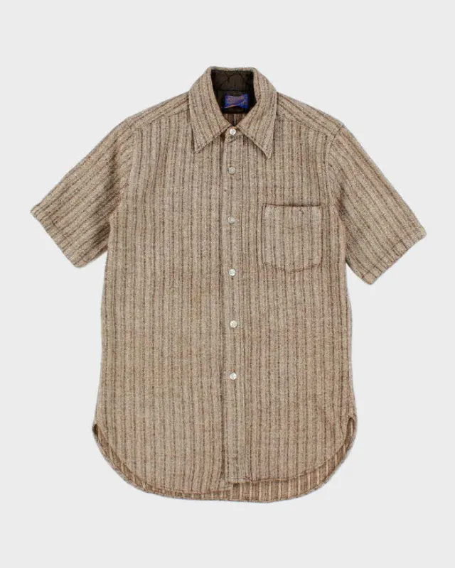 Vintage 70s Pendleton Wool Short Sleeve Shirt - M sold by Rokit