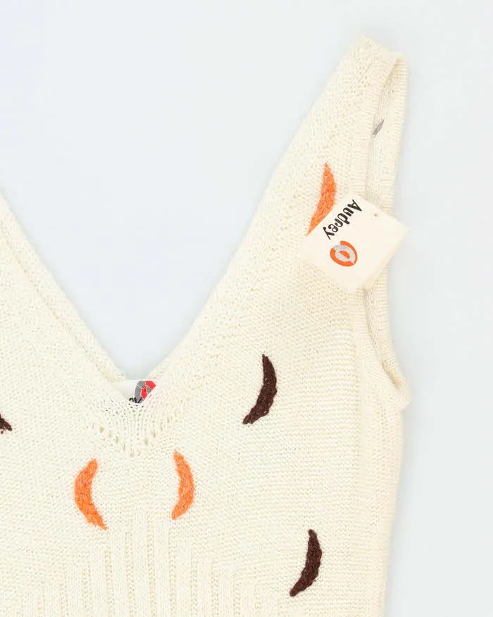 Deadstock Vintage 70s Audrey Knit Dress - S sold by Rokit product image thumbnail 3