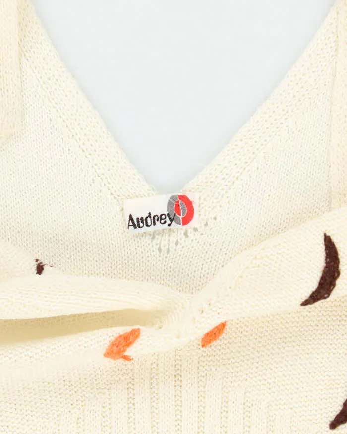 Deadstock Vintage 70s Audrey Knit Dress - S sold by Rokit product image thumbnail 4