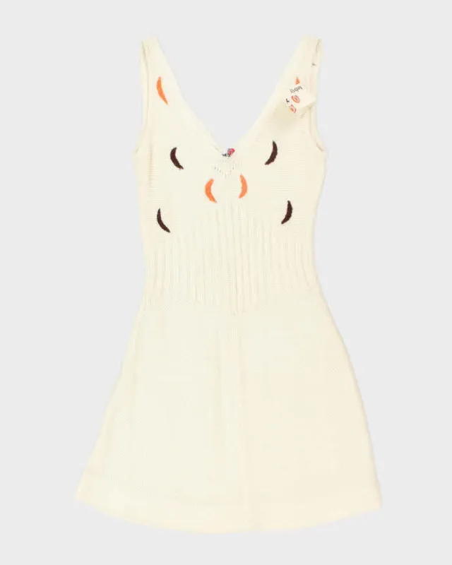 Deadstock Vintage 70s Audrey Knit Dress - S sold by Rokit