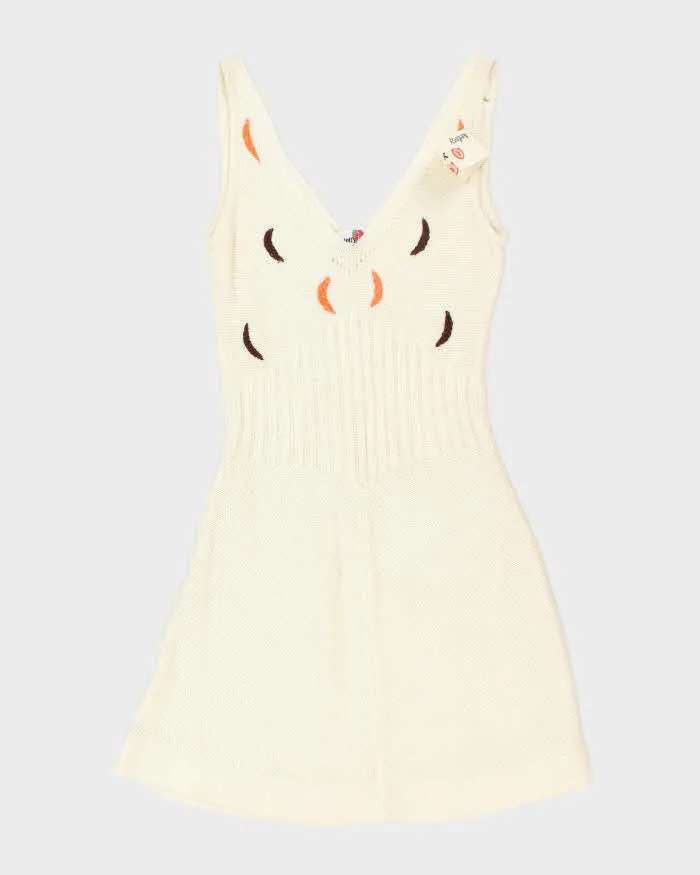 Deadstock Vintage 70s Audrey Knit Dress - S sold by Rokit