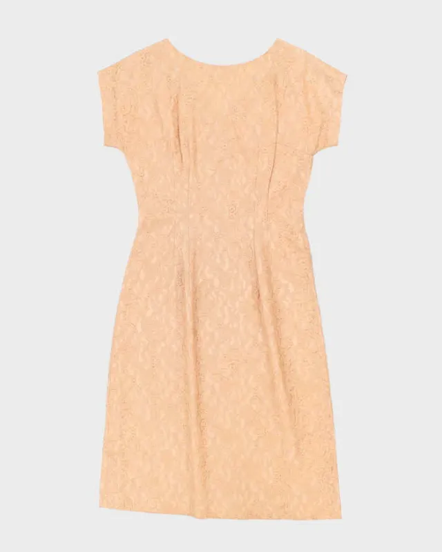 Vintage 50s Lace A-Line Dress - M sold by Rokit