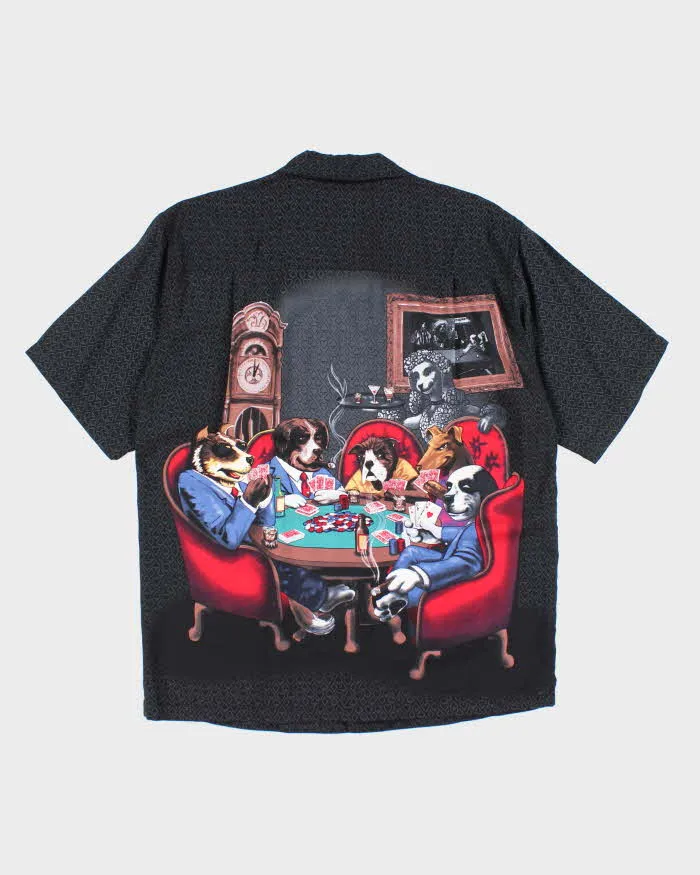 Vintage Big Dogs Poker Oversized Short Sleeve Shirt - S sold by Rokit product image thumbnail 2