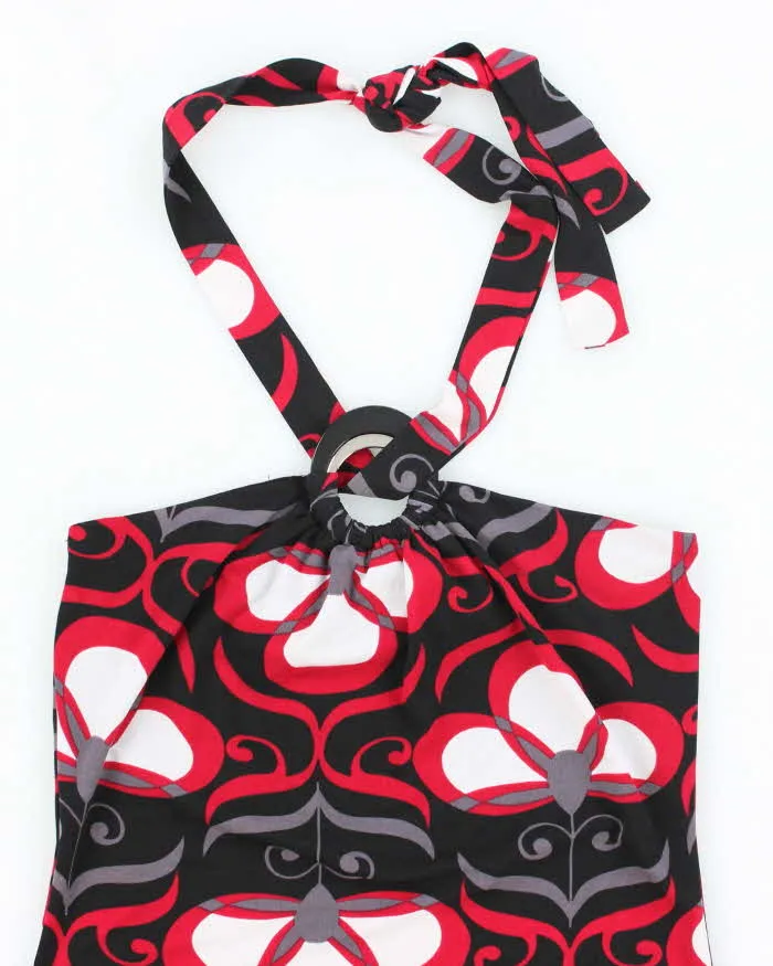 Vintage Y2k 00s Rickis Pattern O Ring Halter-Neck Top - S sold by Rokit product image thumbnail 3