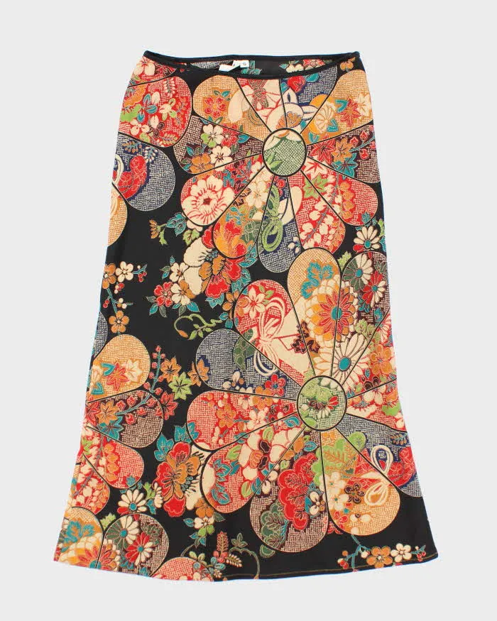 Vintage 90s Melissa Floral Pattern Skirt - S sold by Rokit