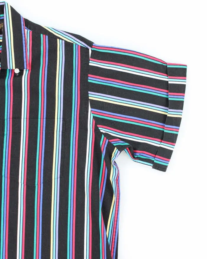 Vintage Eddie Bauer Striped Short Sleeve Shirt - L sold by Rokit product image thumbnail 4