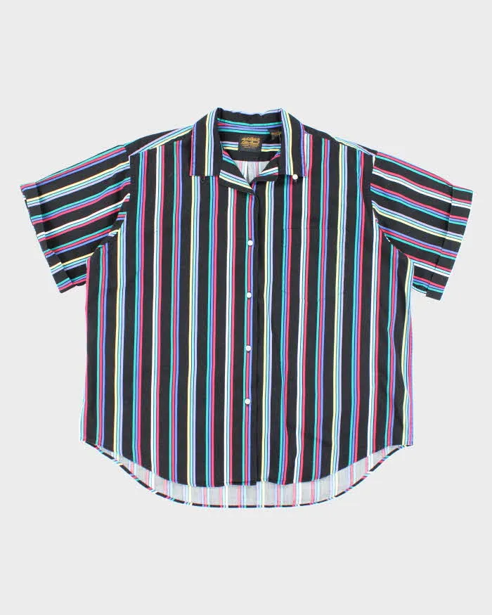 Vintage Eddie Bauer Striped Short Sleeve Shirt - L sold by Rokit