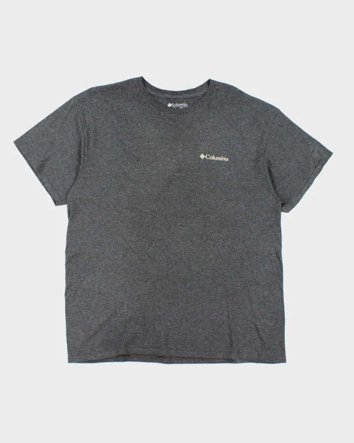 Vintage Columbia Spell Out Graphic T-Shirt - L sold by Rokit