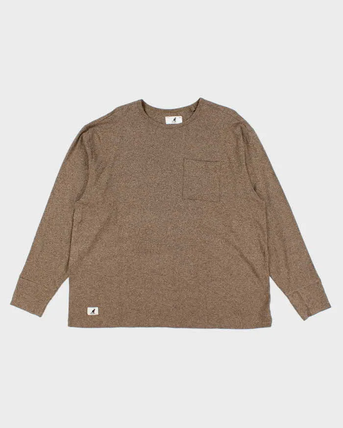 Vintage 2000's Kangol Oversized Pocket Long-sleeved T-Shirt - XXL sold by Rokit