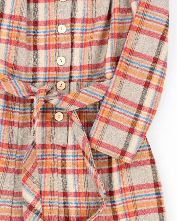 Vintage 70s Wendy Button-Up Wool Blend Dress - S sold by Rokit product image thumbnail 4