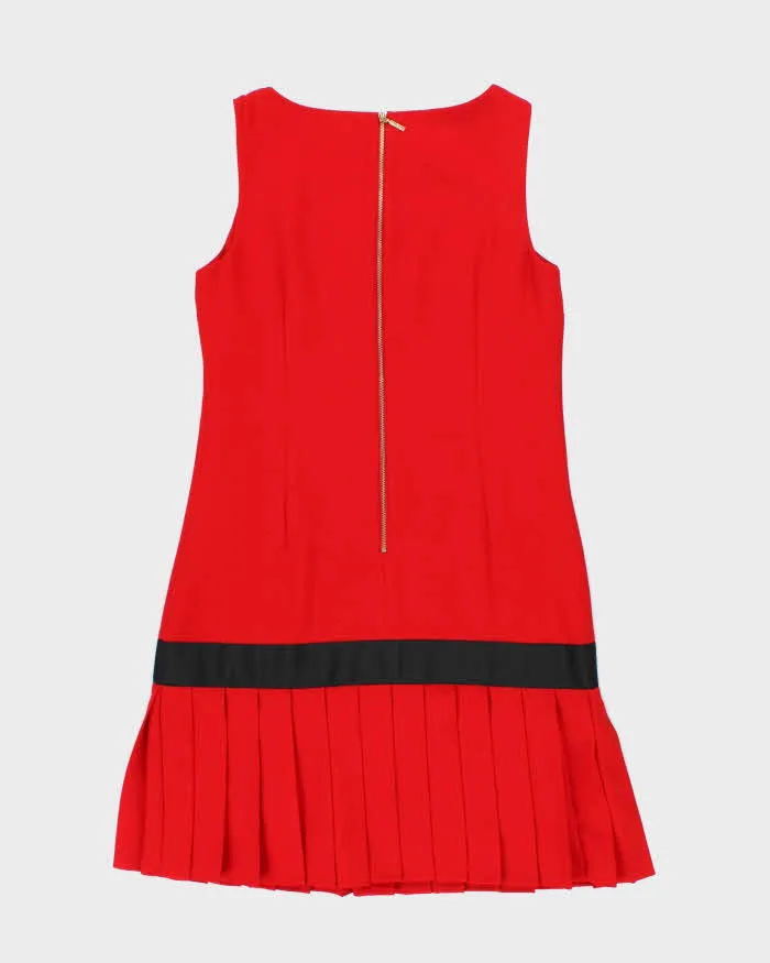 Vintage Karl Largerfeld Red Dress - M sold by Rokit product image thumbnail 2