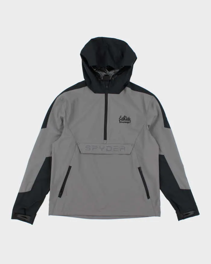 Vintage Y2K Sypder Lightweight 1/4 Zip Hooded Anorak Jacket - M sold by Rokit