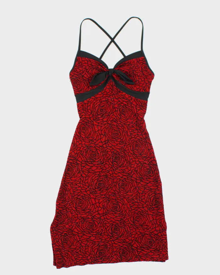 Vintage Y2k 00s Le Chateau Sparkly Dress - XS sold by Rokit