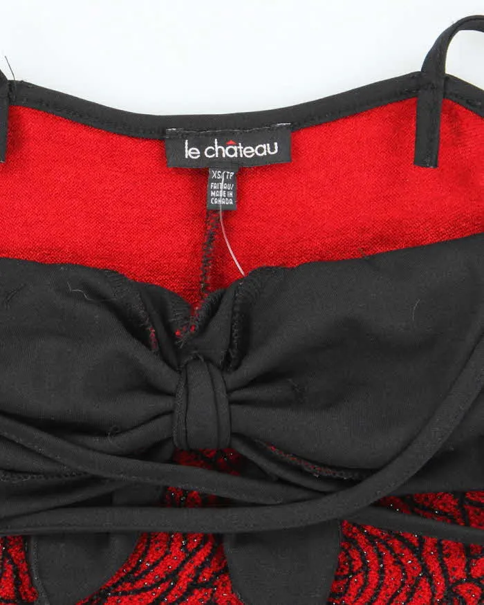 Vintage Y2k 00s Le Chateau Sparkly Dress - XS sold by Rokit product image thumbnail 5