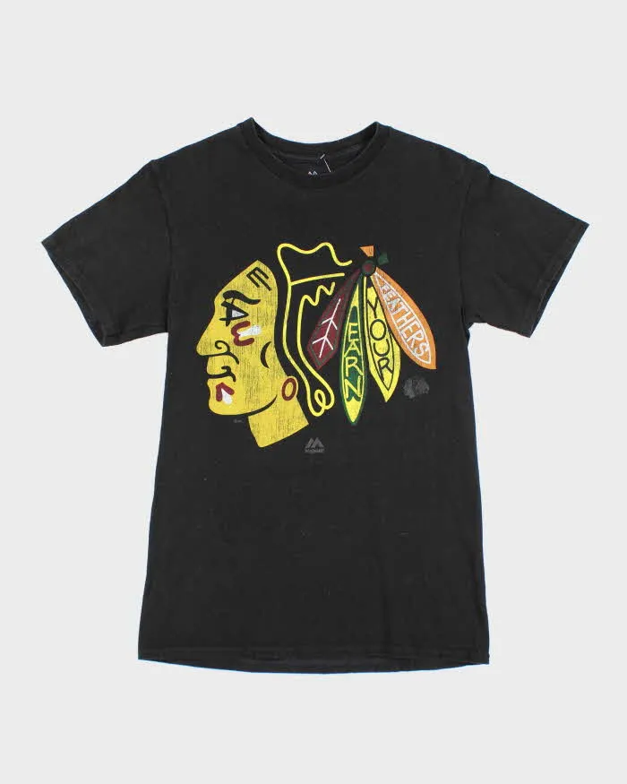 Vintage Majestic Chicago Blackhawks NHL T-Shirt - S sold by Rokit