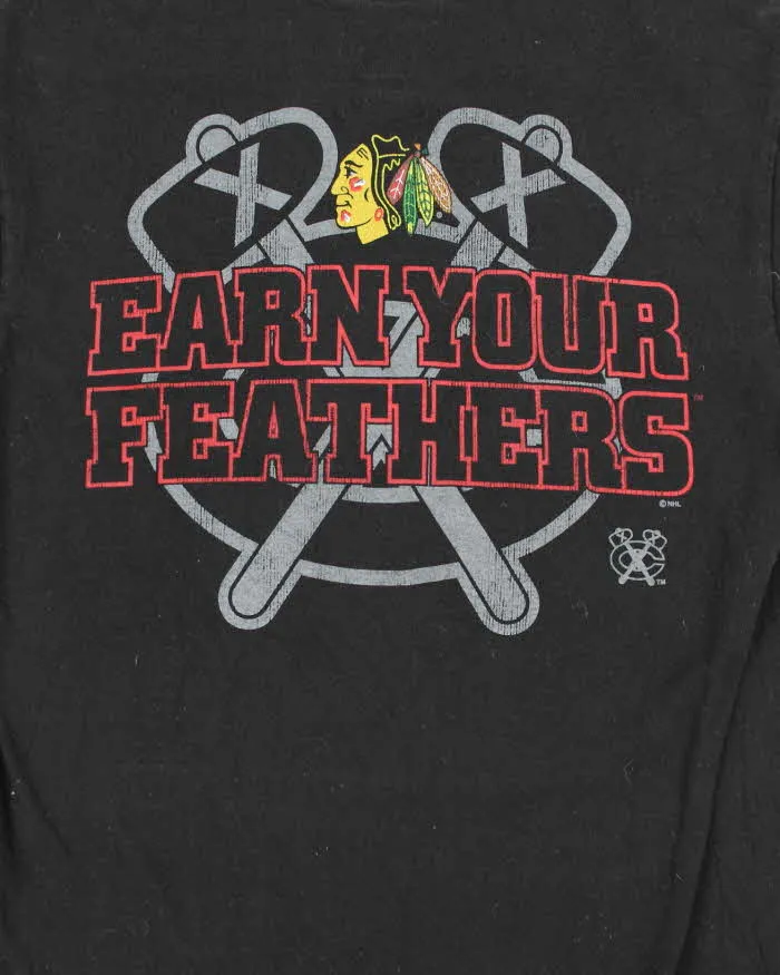 Vintage Majestic Chicago Blackhawks NHL T-Shirt - S sold by Rokit product image thumbnail 4