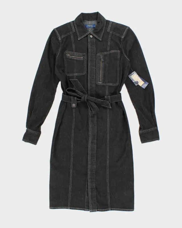 Deadstock Vintage Polo Ralph Lauren Long Denim Jacket - M sold by Rokit