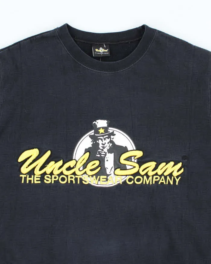 Vintage Y2K Uncle Sam Embroidered Graphic Sweatshirt - L sold by Rokit product image thumbnail 3