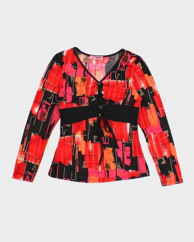Vintage Y2k 00s Yanzi Long Sleeve Top - S sold by Rokit