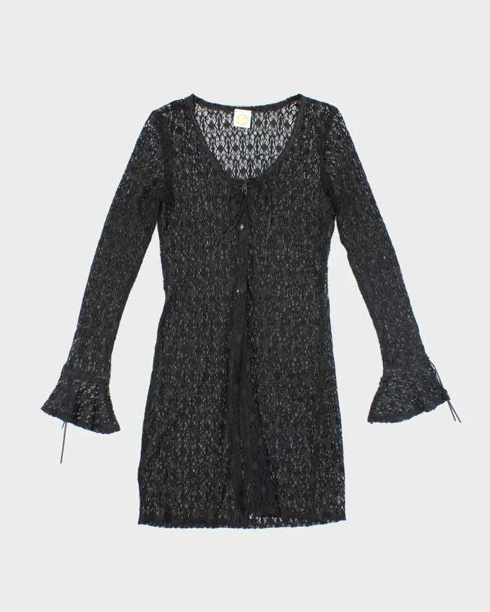 Vintage 90s Rubber Ducky Lace Cover-Up Top - S sold by Rokit